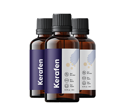 Kerafen™ three bottles – 3-month nail fungus solution
